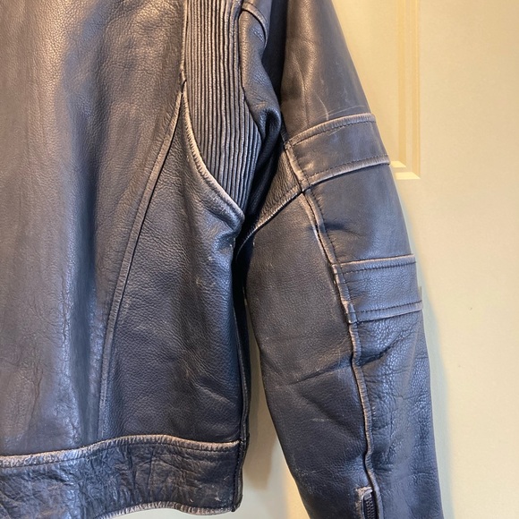 Milwaukee Distressed Leather Crazy Horse Jacket - Picture 4 of 12